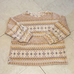 GU   マシュマロフィール　トップス　もこもこパジャマ　2点セットの画像