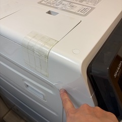 ドラム式洗濯機　ES-U111-TL シャープ
の画像