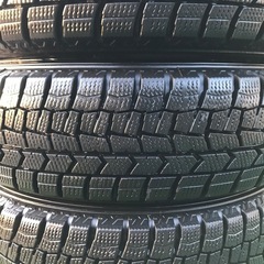 ダンロップスタッドレスタイヤ155/65R14ホイール付きの画像