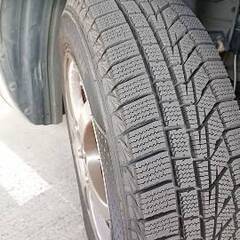 マーチ用 スタッドレス 165/70R14 アルミ付4本 走行100km・バランス済・松戸手渡しの画像
