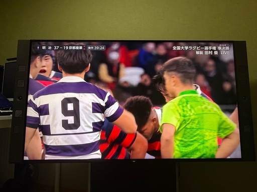 【受け取り先決定済】55inch テレビ、テレビスタンドセット