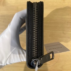 コーチ　ラウンドジップブラック長財布J②【新品未使用】の画像