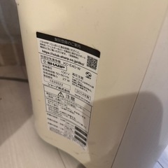 空気清浄機　SHARP プラズマクラスターの画像
