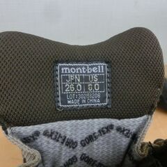 mont・bell トレッキングブーツ ミドル 26.0cm 茶系 ゴアテックス GORE-TEX モンベル 山登り アウトドア 札幌市西区 西野の画像
