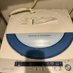 SHARPの洗濯機の画像