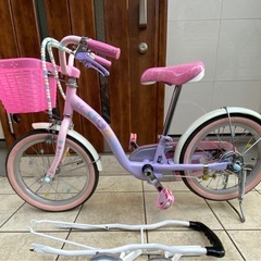 子ども用自転車、ディズニープリンセス、アイデス16インチの画像