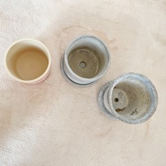 植木鉢2点　鉢カバー1点の画像