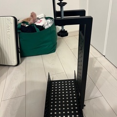 Bauhutte バウヒュッテ　ゲーム機収納ラック デスク下タイプ PS5対応 旧型 新型対応 クランプ式 BHS-330G-BKの画像