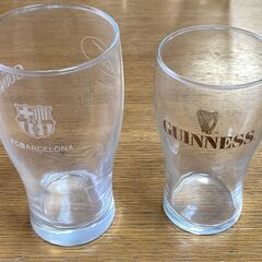 GUINNESS パイントグラス＋ハーフ 4個＋IKEAグラス 4個◆計8個◆アイルランド◆ビアグラスの画像