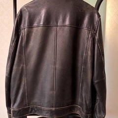 BERNARDO ラムレザー 革ジャン ブラック シンプルデザインの画像