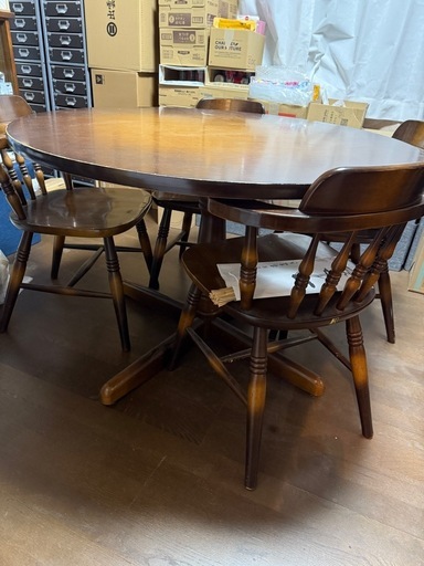 キツツキマーク　イス　机　（手作り） 飛騨高山の家具メーカーキツツキマークの