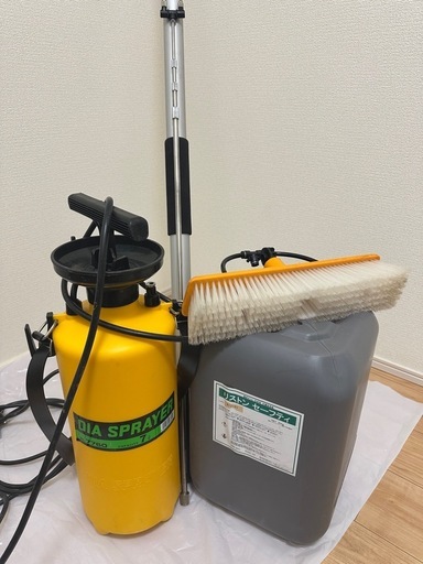 壁、タイル　掃除セット　リストン セーフティ(20kg) 共栄 タイル 石材 外壁洗浄剤 弱酸性