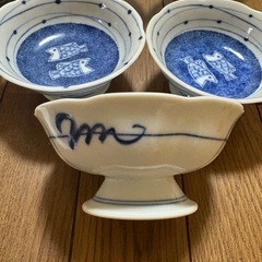 小皿3個　魚柄小皿5個の画像