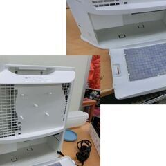 シャープ 加湿セラミックファンヒーター 2006年製 HX-1200C-A ホワイト プラズマクラスター搭載 温風式 電気ストーブ SHARP 札幌 西野の画像