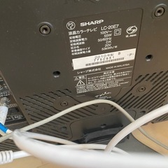 テレビ　SHARP AQUOS　19型の画像