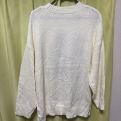 新品グレイル　フリーサイズ　薔薇柄ニットの画像