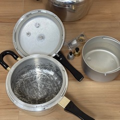 ヘイワ圧力鍋2.8Lと4.5L、別売りも可の画像