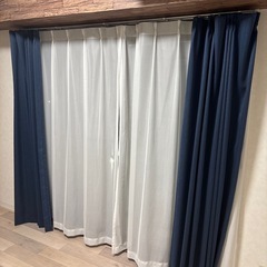 （お取引中）ニトリカーテン　4枚セットの画像