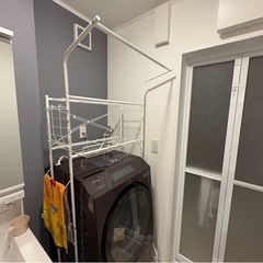 洗濯機上収納ラックの画像