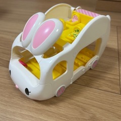こえだちゃん　うさぎのファミリーワゴンと人形11個セット　　の画像