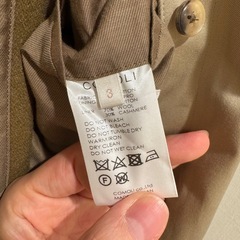 COMOLI TIELOCKEN COAT L BEIGEの画像