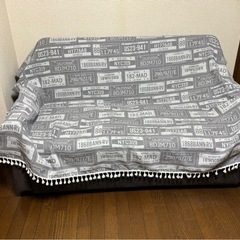 【受渡者決定しました】ニトリ　2人掛けソファベッドの画像