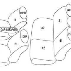 新型シエンタ　シートカバーの画像
