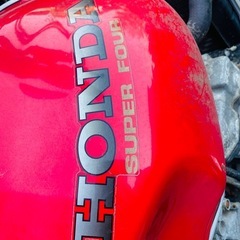 ホンダCB400スーパー4 オートバイの画像