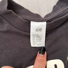 【80サイズ】H&M スウェットセットアップの画像