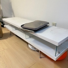 ホワイト　モダンテレビボードの画像