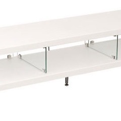 ホワイト　モダンテレビボードの画像