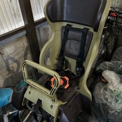 早い者勝ち！OGK自転車用チャイルドシート　マッチャ×コゲチャの画像