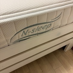 コンセント付き　シングルベッド+Nスリープマットレスの画像