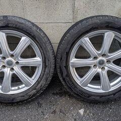 18インチアルミ+スタッドレスタイヤ　4本セット　PCD114.3-5穴　235/55-18の画像