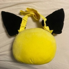 ピチュウ肩掛けぬいぐるみバックの画像