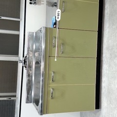 古家にあるキッチン170サイズ  キッチン台コンロ台セットの画像