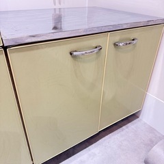 古家にあるキッチン170サイズ  キッチン台コンロ台セットの画像