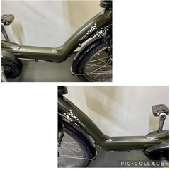 1年保証　ブリヂストン　20インチ　子供乗せ　3人乗り 電動アシスト自転車　g103の画像