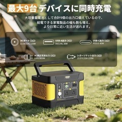 新品  EVOPOW E600  ポータブル電源 ポタ電 モバイルバッテリーの画像