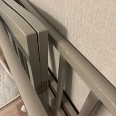 カトージ　ミニベビーベッド　折りたたみブルーグレーの画像