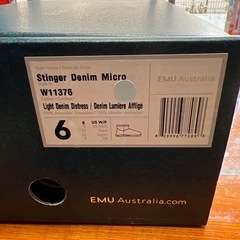 EMU/Australia/ショートブーツ新品未使用保管品23cmブルーの画像