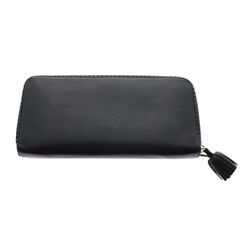 LOEWE（ロエベ） アナグラム ジッピーウォレット 長財布 ブラック レザーの画像