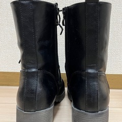 レディース ブーツ 編み上げブーツ 袴 ブーツ 24.5 LLの画像