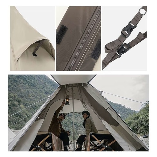 新品 Naturehike ネイチャーハイク  オールシーズン対応 大型 ワンポールテント