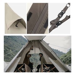 新品 Naturehike ネイチャーハイク  オールシーズン対応 大型 ワンポールテントの画像