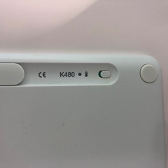 ロジクール Bluetooth マルチデバイスキーボード「K480WH」の画像