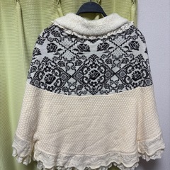 アクシーズファム　ポンチョ　美品の画像