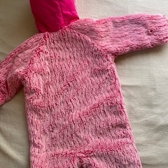 パタゴニア ベビー フリース カバーオール ロンパース ピンクの画像