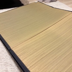 い草６つ折りマットレス デニムパッチの画像