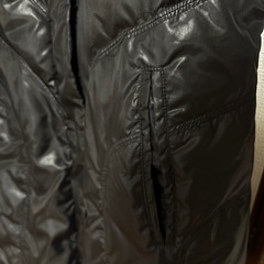 ダウンコート Aライン Mサイズ ブラックの画像